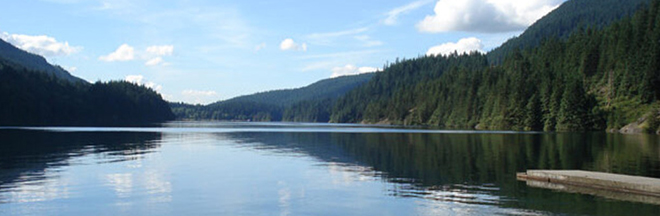 View of Buntzen Lake