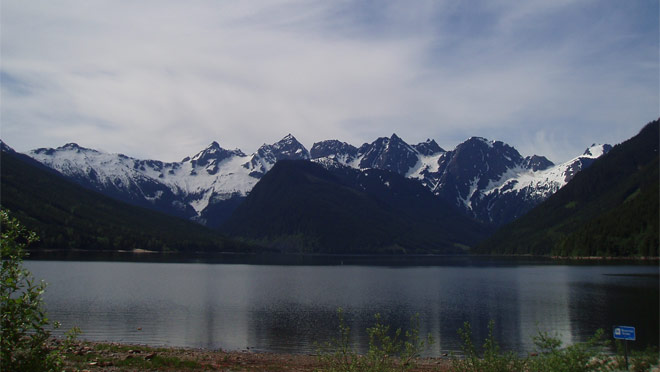 The view at Jones Lake Reservoir