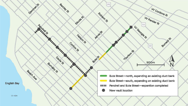 West End Distribution project map