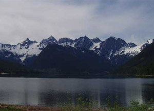 The view at Jones Lake Reservoir