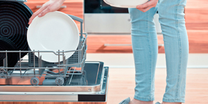 Skip the heat-dry setting for the dishwasher