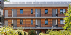 Multi-family House with Solar Panel