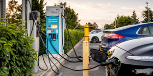 EV charging station in Langley Events Centre.