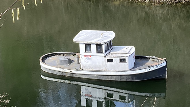 M.V. Shirley at Hayward Reservoir