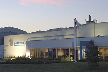 Soprema production plant in Chilliwack